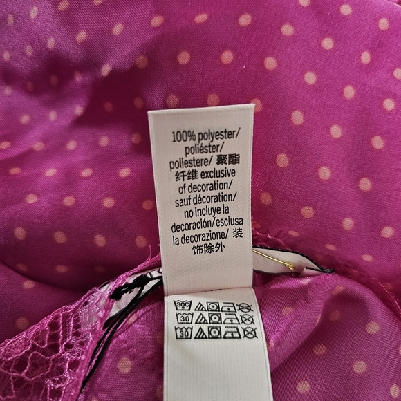 NEW Victoria's Secret Pink Polka Dot Pajama Set Size L - Picture 5 of 5